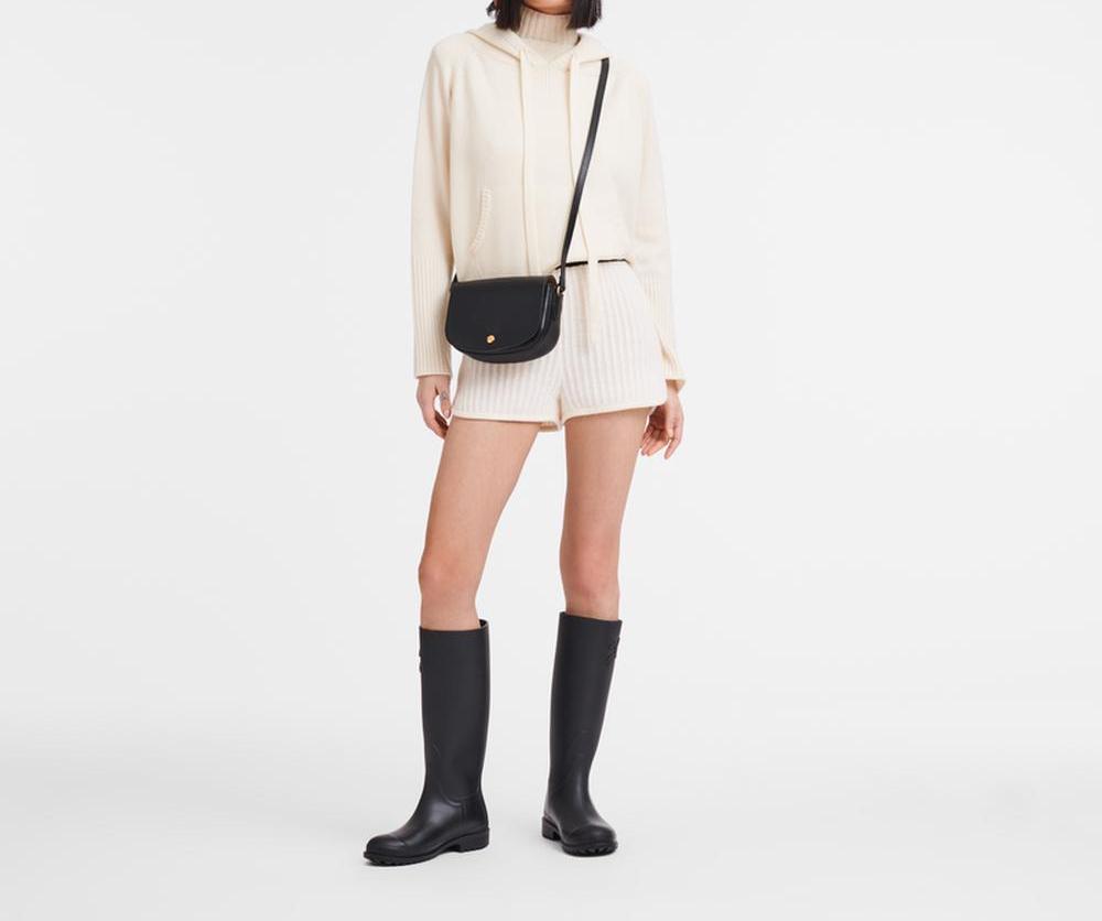 حقيبة كتف نسائية من LONGCHAMP S Épure باللون الأسود 10253HYZ001