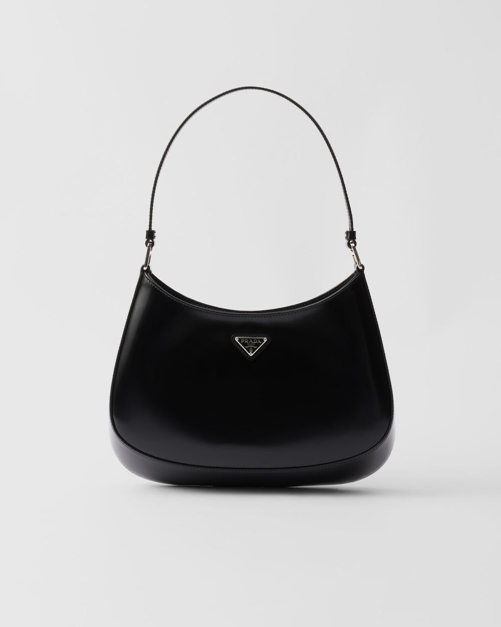 PRADA Women Prada Cleo brushed leather shoulder bag Black 1BC499_ZO6_F0002_V_OOO