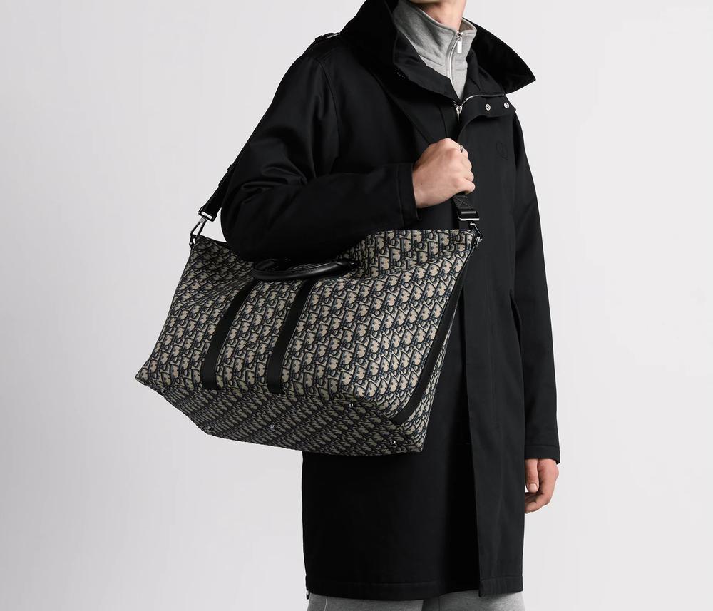 DIOR Men Weekender 40 Beige and black 1ESDU134YKY_H27E