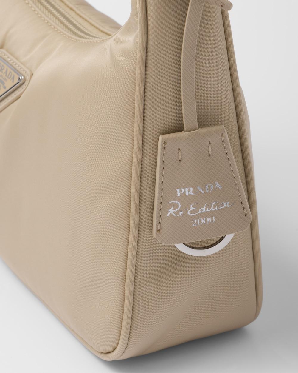 PRADA Women Re-Nylon Prada Re-Edition 2000 mini-bag Desert Beige 1NE515_RDH0_F0F24