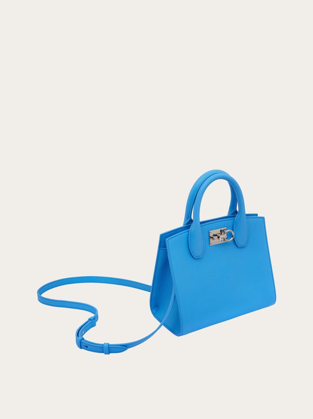 FERRAGAMO Women Ferragamo Studio Box bag (S) Light blue 211424 773244