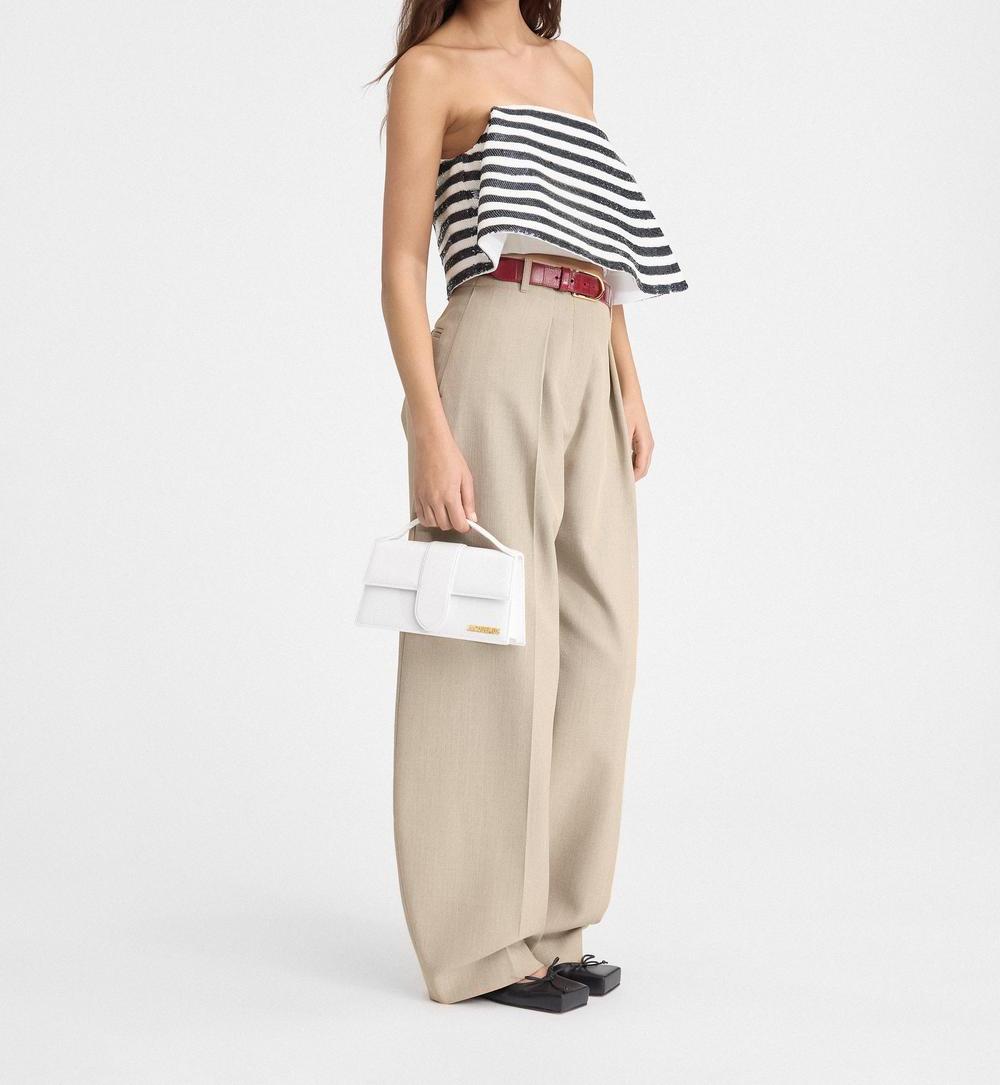 JACQUEMUS Women The large Bambino White 213BA007-3000-100