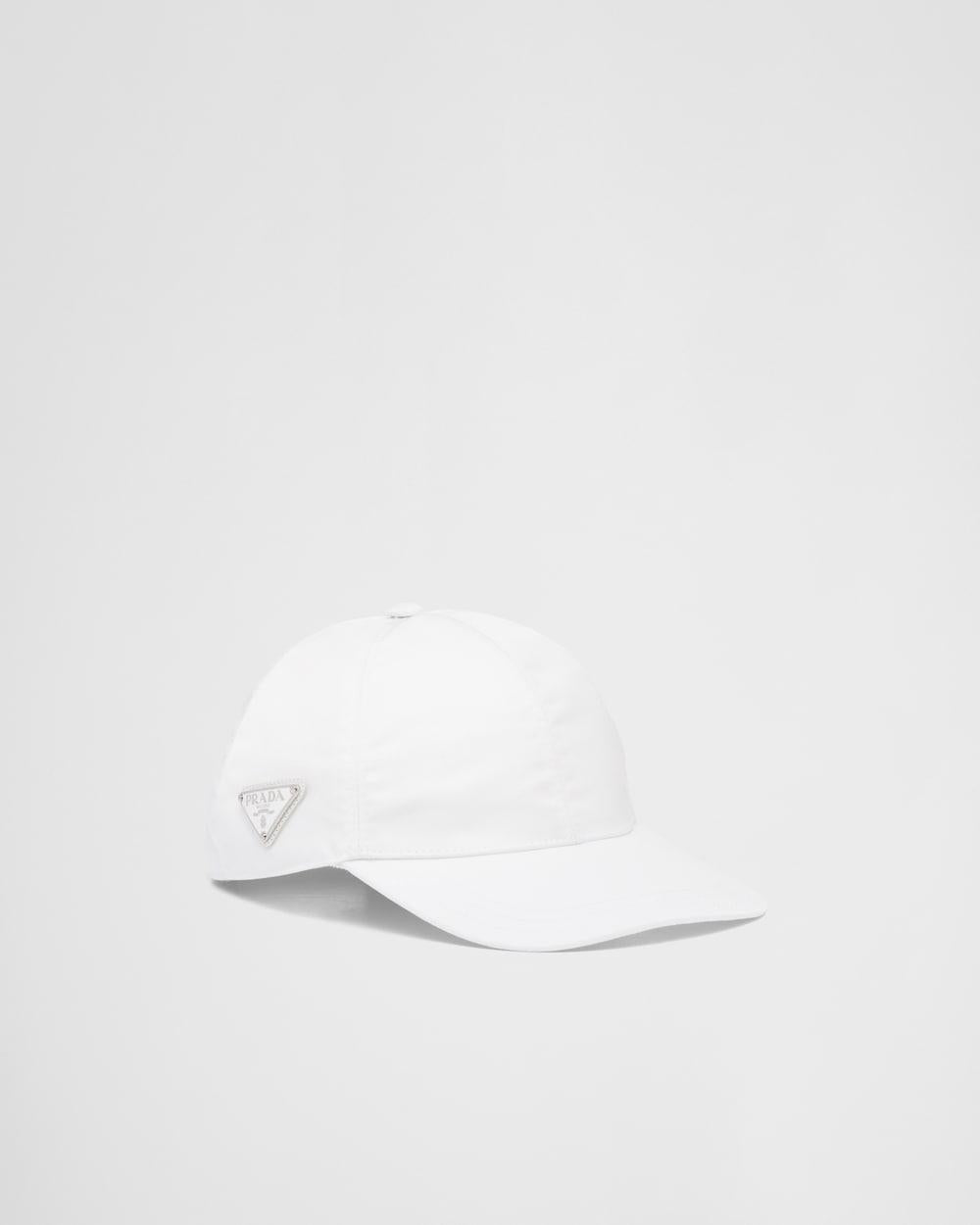 PRADA Men Re-Nylon baseball cap White 2HC274_2DMI_F0009