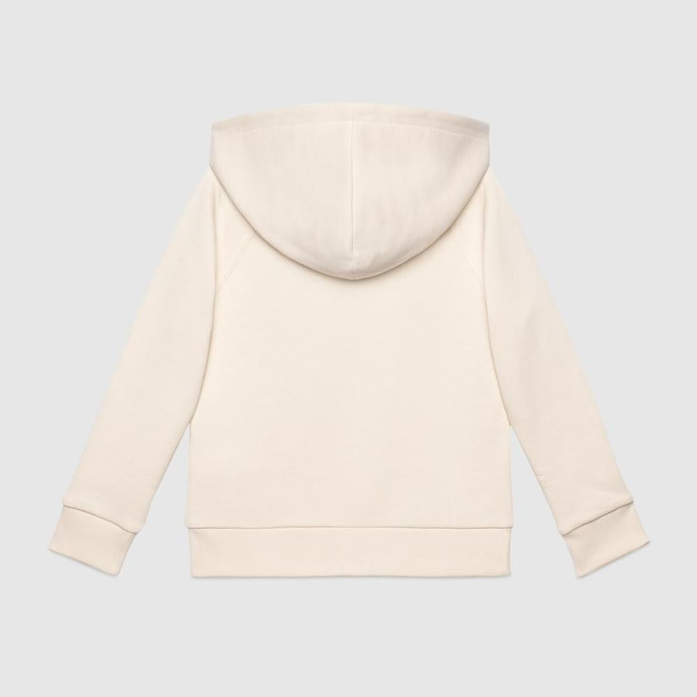 سويت شيرت للأطفال من GUCCI Kids بشعار Gucci باللون الأبيض 532484 X9O39 9112