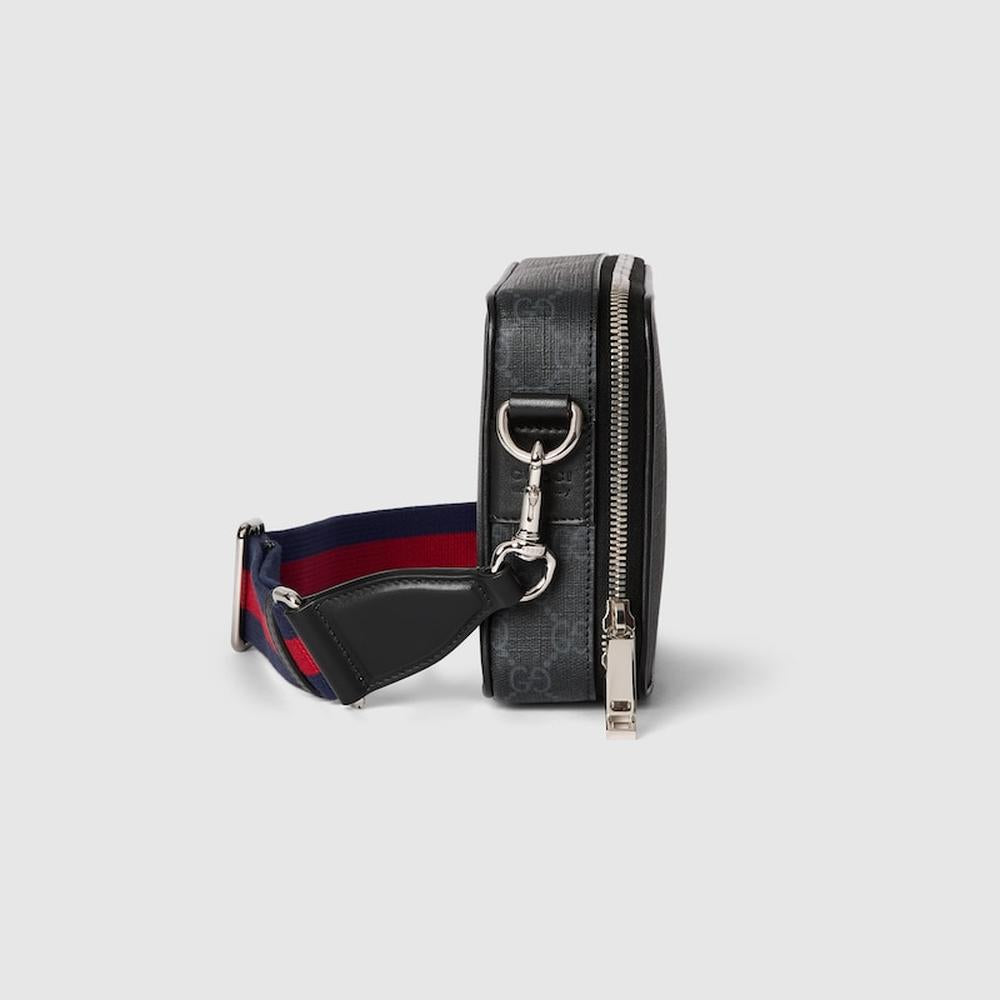 GUCCI Men GG mini shoulder bag Black Supreme canvas 792456 FADJA 1042