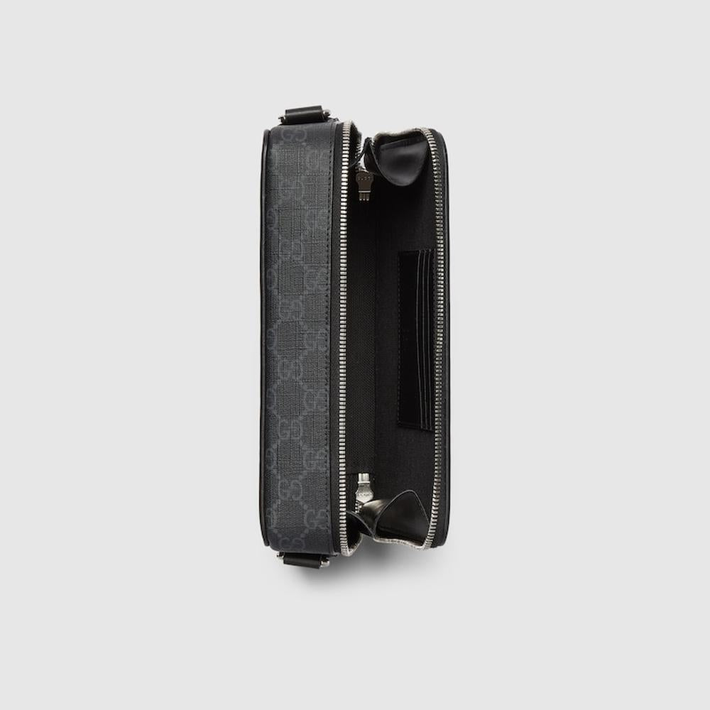 GUCCI Men GG mini shoulder bag Black Supreme canvas 792456 FADJA 1042