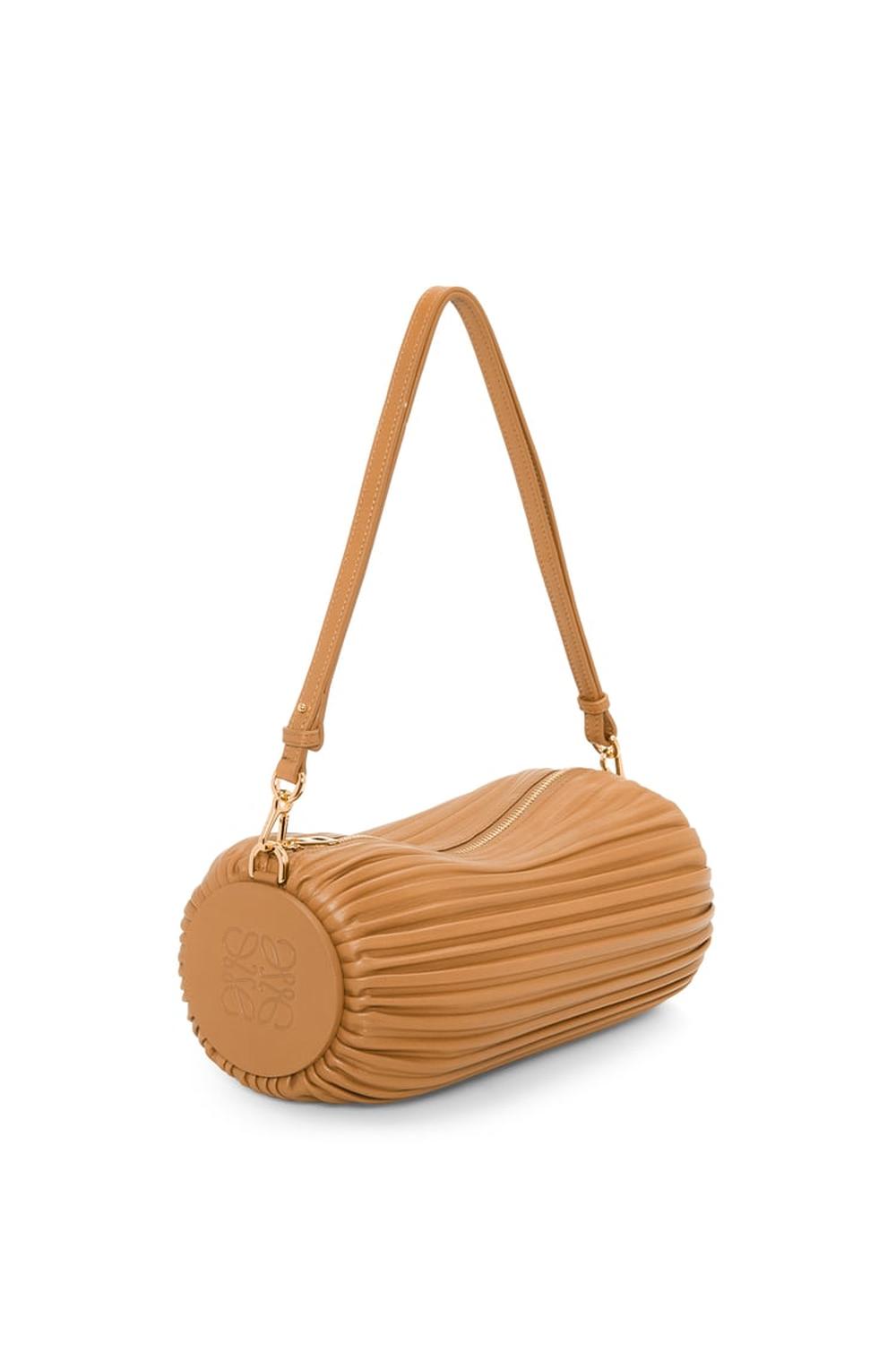 LOEWE Women Bracelet Pouch in pleated nappa lambskin Warm Desert A912P84X27-2586