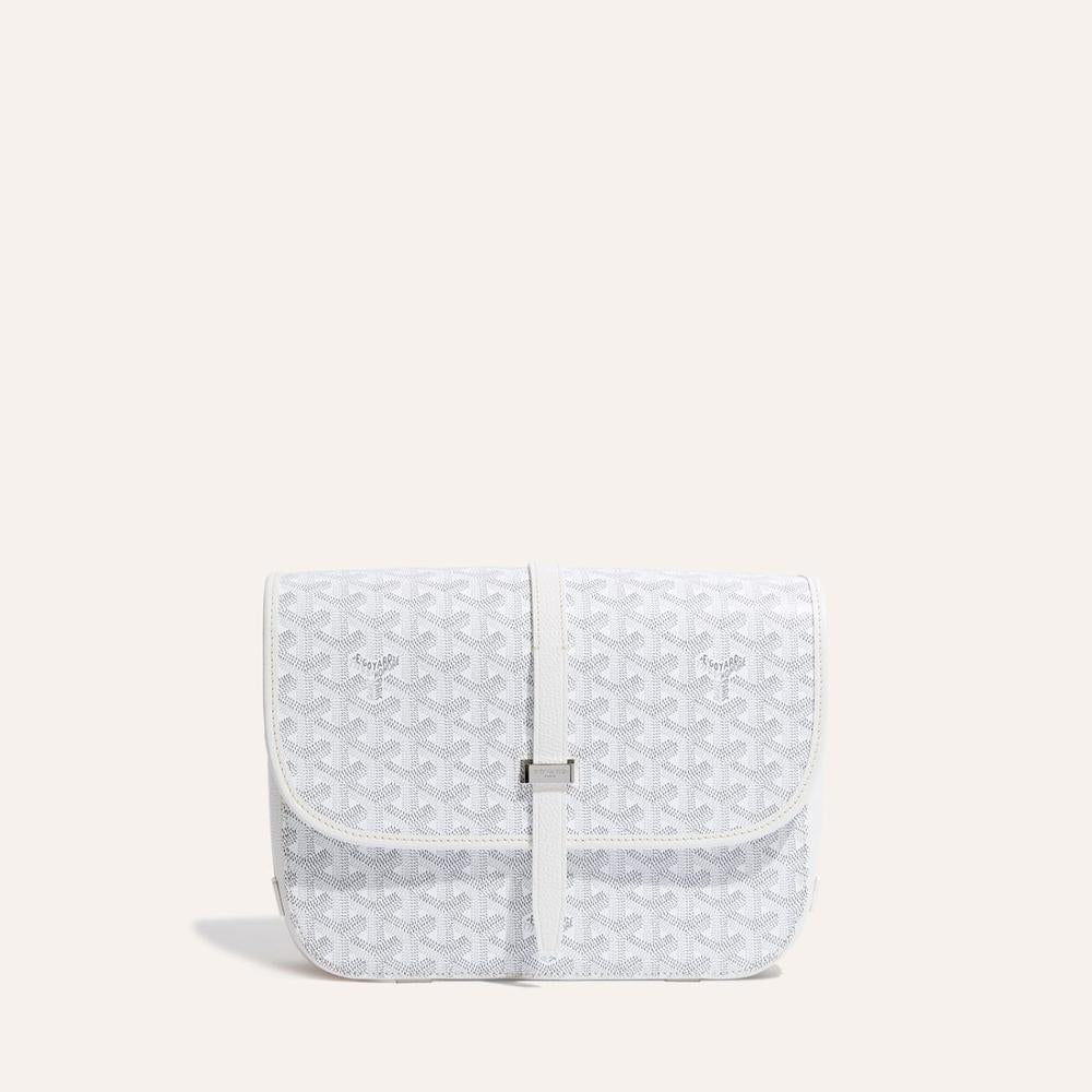 حقيبة GOYARD Belvedere النسائية MM بيضاء BELVE3MMLTY50CG50P