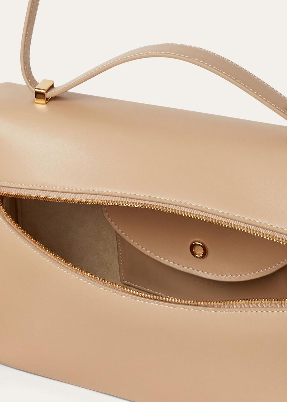 LORO PIANA Women Extra Bag L27 Light Mastic/Sun Gold FAN3462_D0Q7
