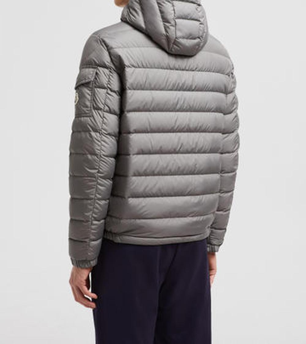 MONCLER Men Galion Hooded Short Down Jacket Dark Gray J20911A00079549SK93D