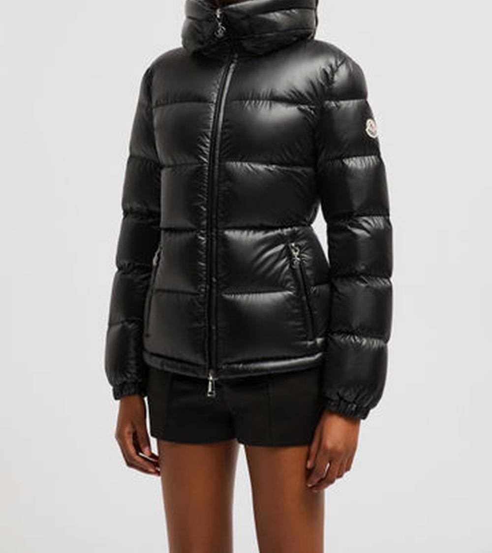 MONCLER Women Douro Hooded Short Down Jacket Black J20931A00069595ZZ999