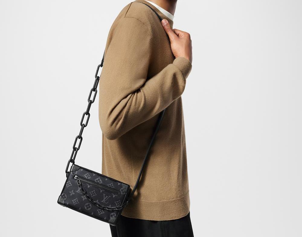 Louis Vuitton Men Mini Soft Trunk Bag Monogram Eclipse M44735