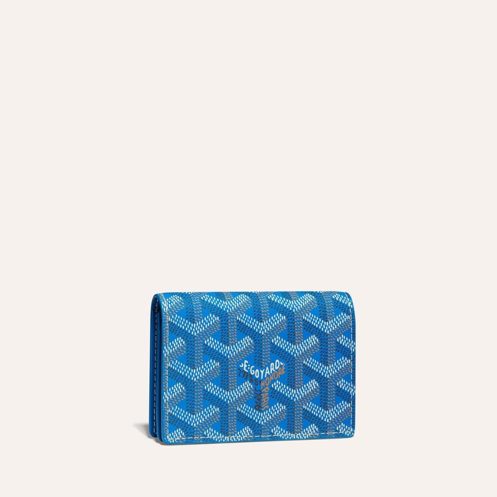 GOYARD Unisex Malsherbe Card Holder Sky blue MALESHPMLTY10CL10X