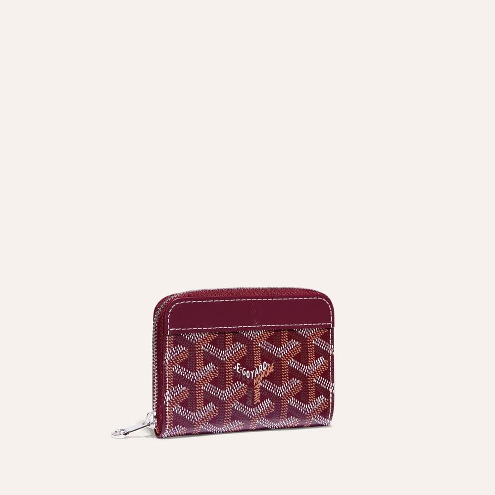 GOYARD Women Matignon Wallet Mini Burgundy MATIGNMINTY33CL33P