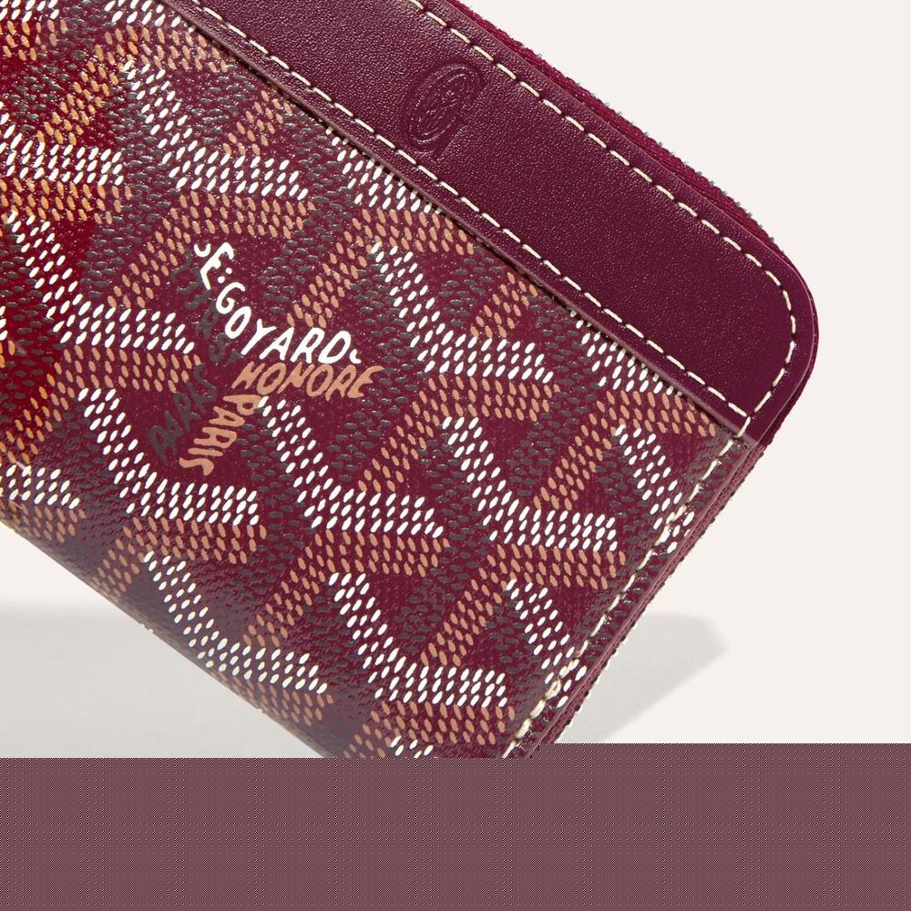 GOYARD Women Matignon Wallet Mini Burgundy MATIGNMINTY33CL33P