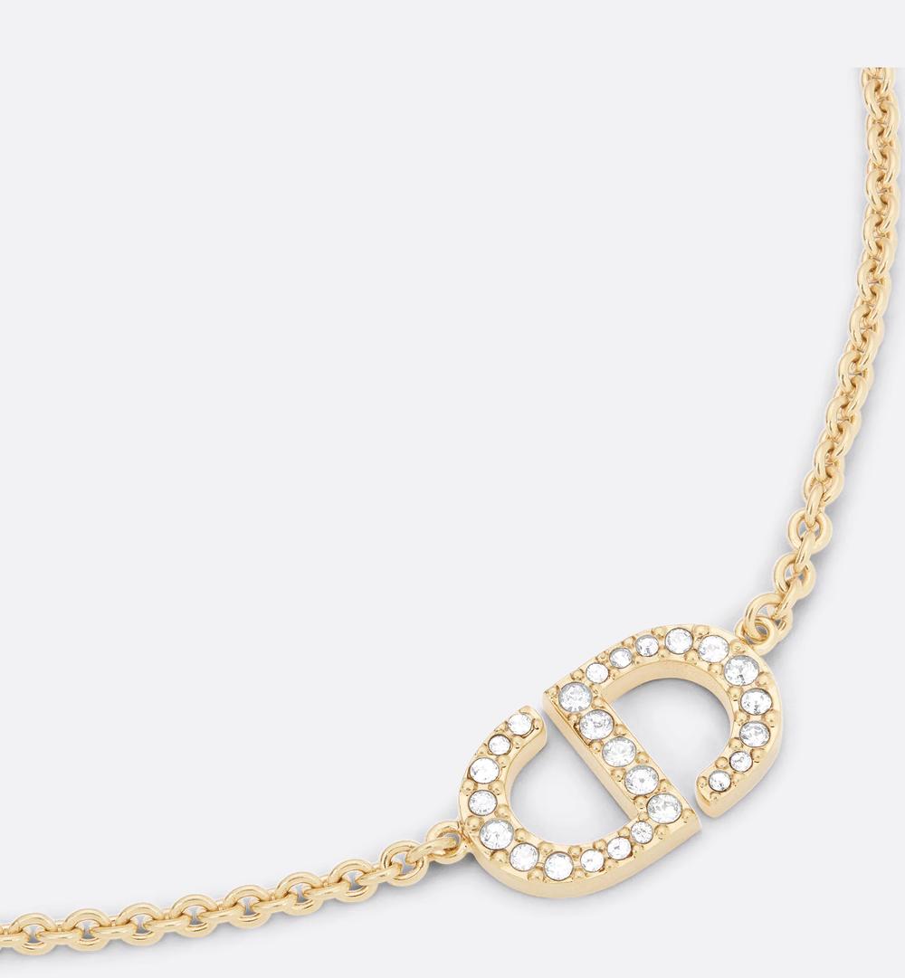 DIOR Women Small CD Necklace Gold N2241WOMCY_D03S