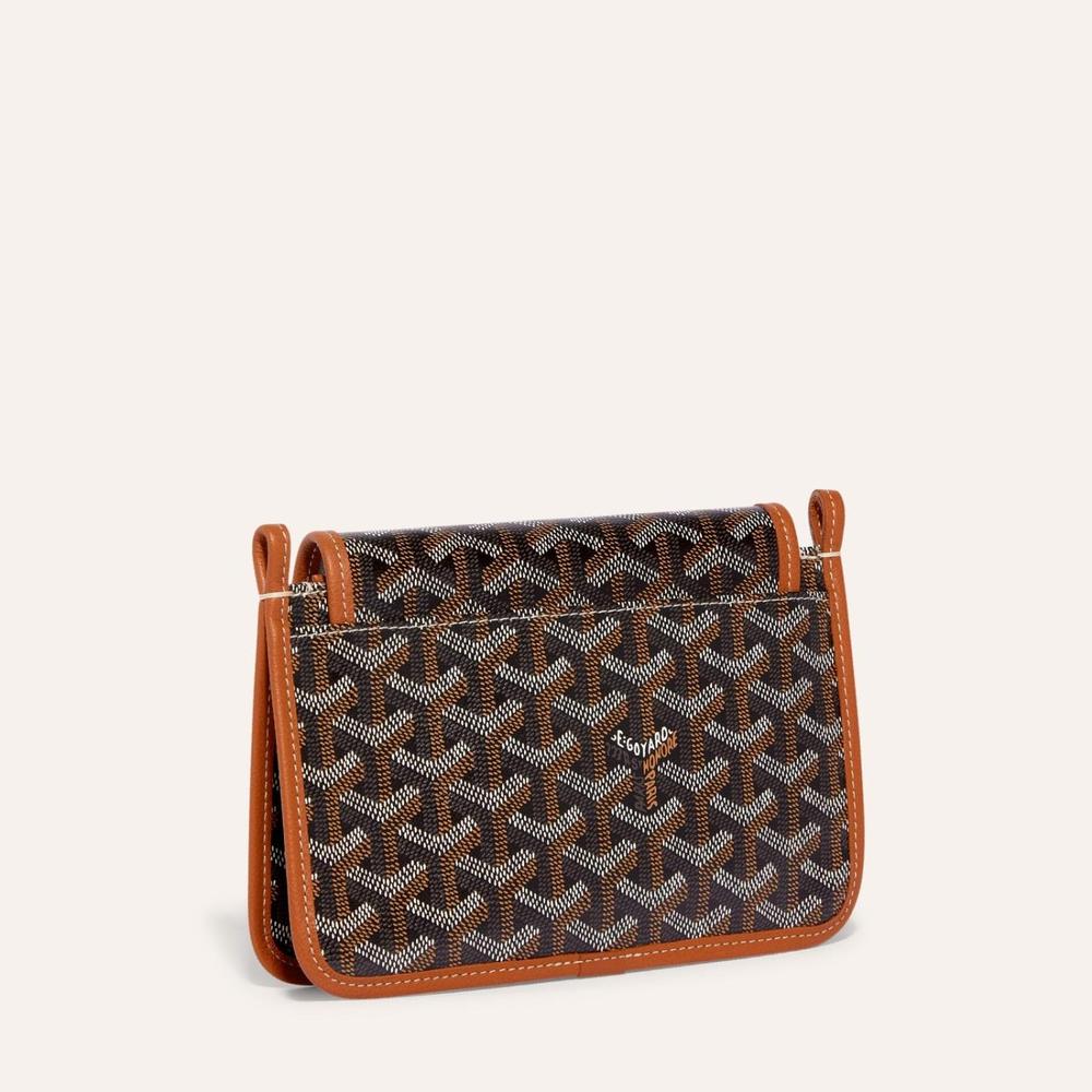 GOYARD Women Plume Clutch Wallet Black tan PLUMETPMLTY01CL03P