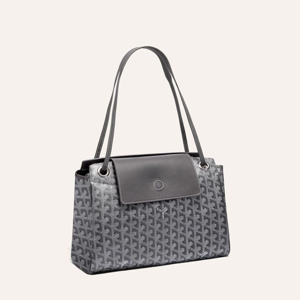 GOYARD Women Rouette bag PM Grey ROUETTPMLTY51CL51P