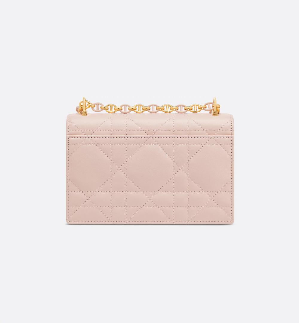 DIOR Women Mini sac Miss Caro rose poudre S5169UDAX_M413