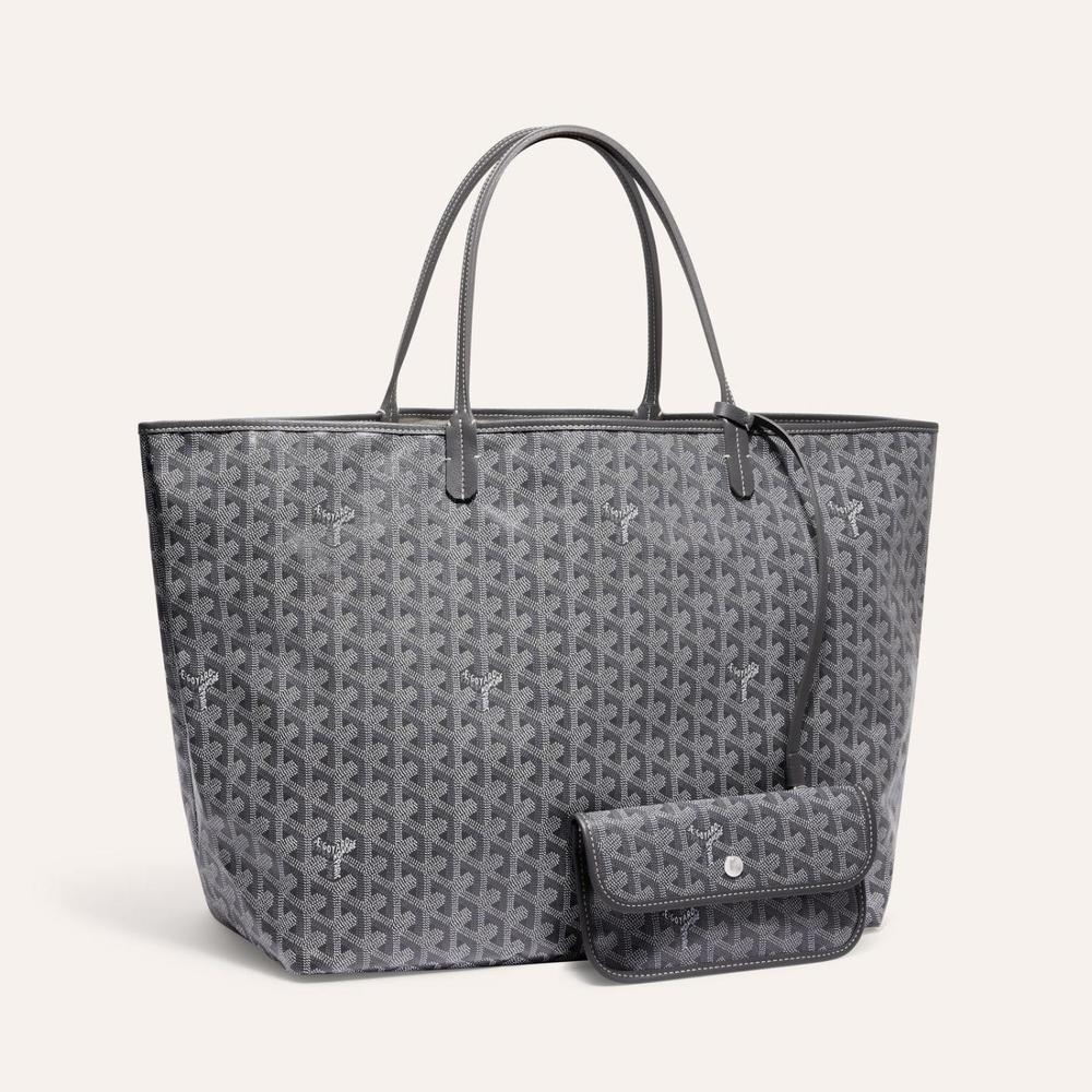 GOYARD Women Saint Louis Bag GM Grey STLOUIGMLTY51CL51P