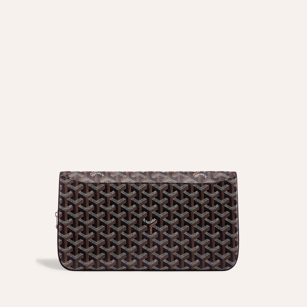 GOYARD Women Saint Marie Clutch MM Black STMARIMMLTY01CL01P