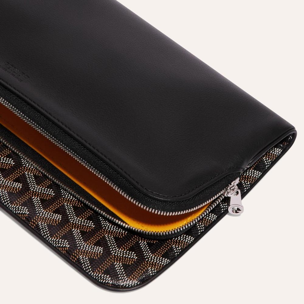 GOYARD Women Saint Marie Clutch MM Black STMARIMMLTY01CL01P
