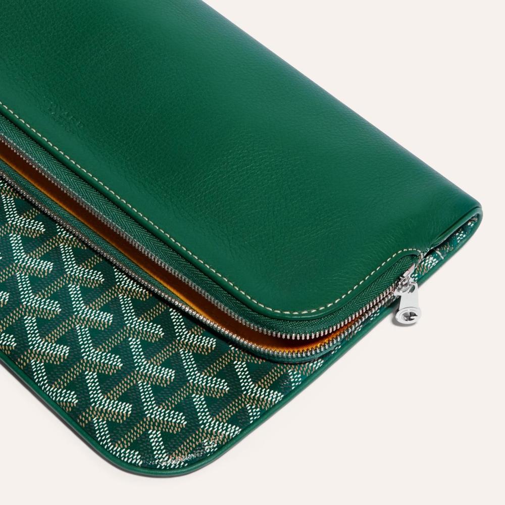 GOYARD Women Saint Marie Clutch MM Green STMARIMMLTY09CL09P