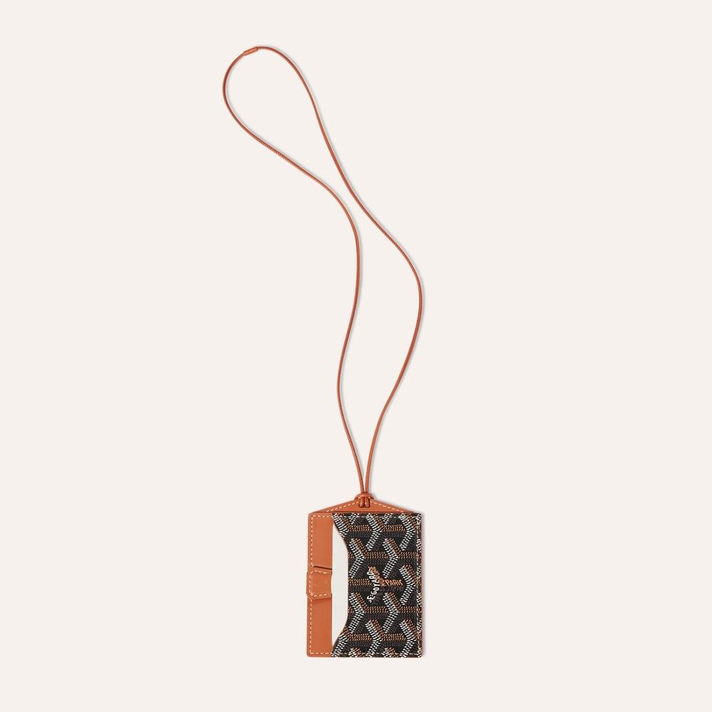 GOYARD Unisex Venus Back Mirror Black tan VENUSMPMLTY01CL03X