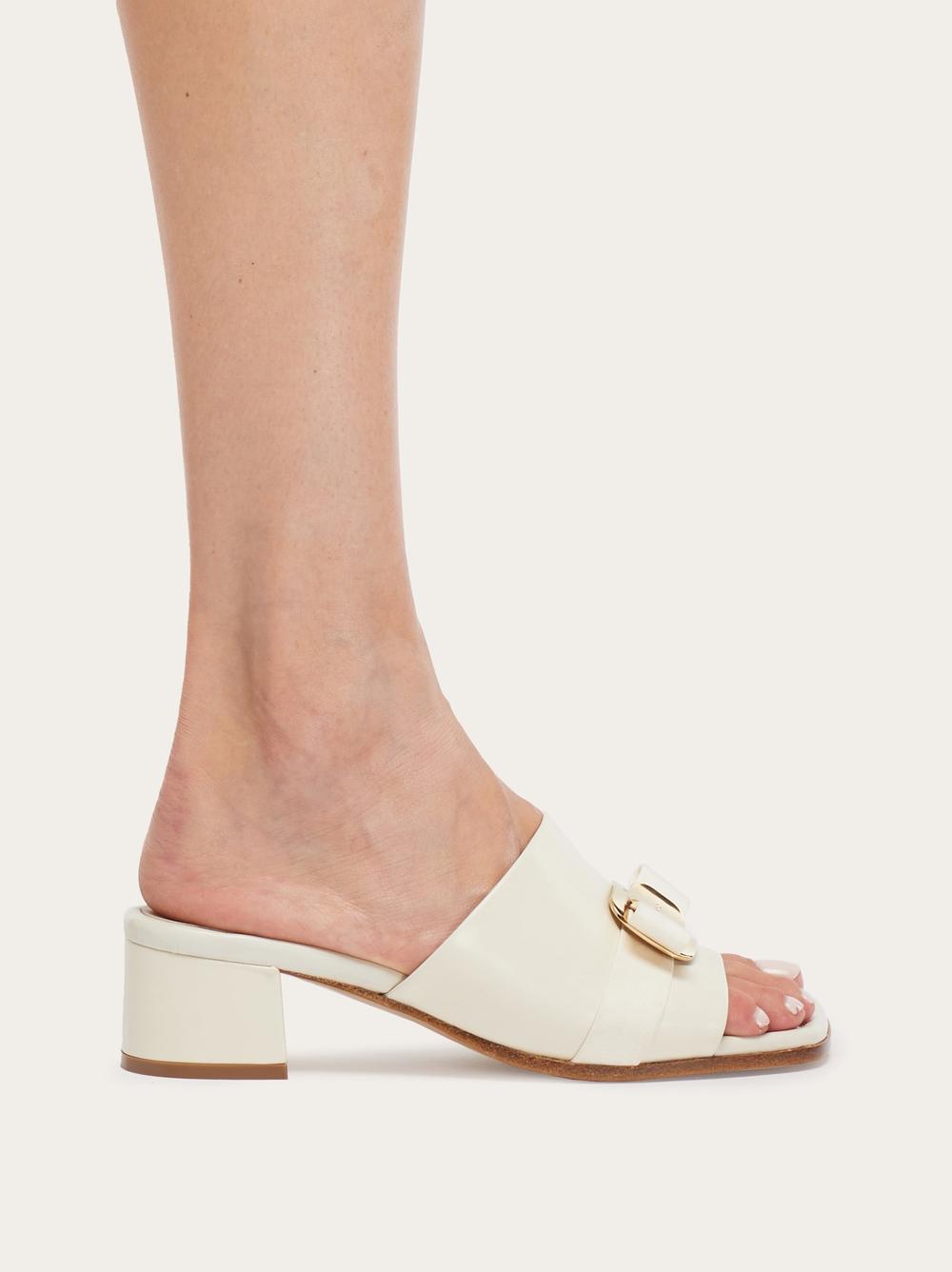 FERRAGAMO Women Mules new Summer flat Mascarpone 01H344 768741