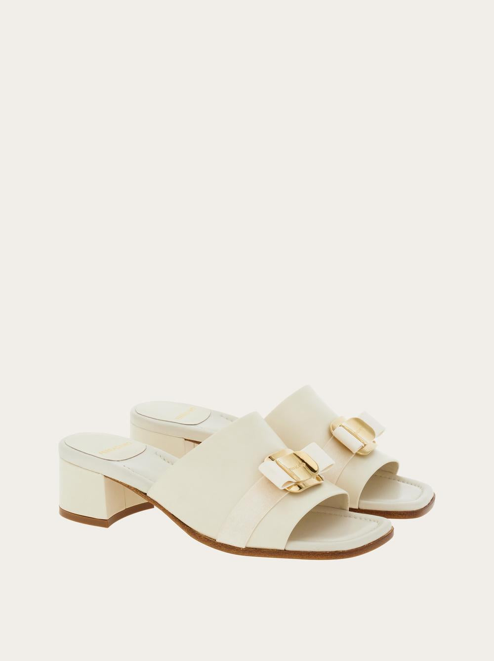 FERRAGAMO Women Mules new Summer flat Mascarpone 01H344 768741