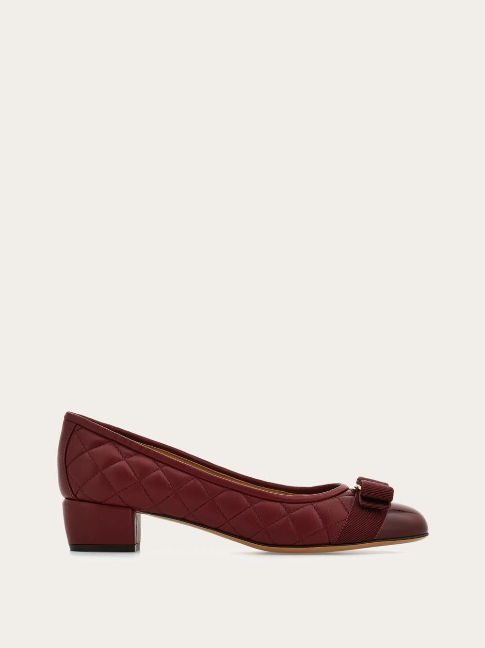 FERRAGAMO Women Vara low-cut pump Burgundy 01M832 779764