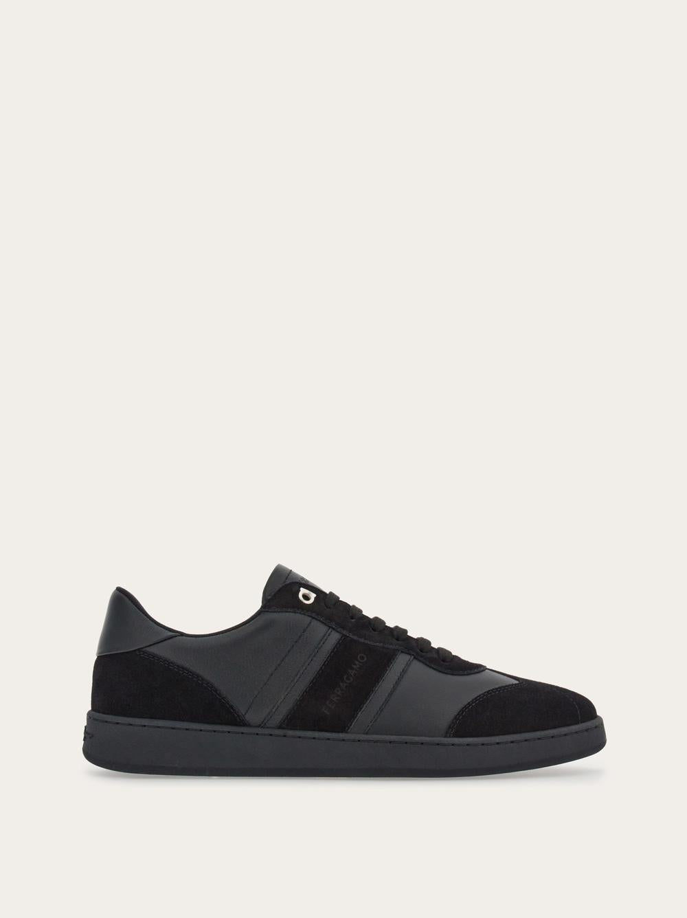 FERRAGAMO Men Low-top sneaker with signature Black 021572 765745