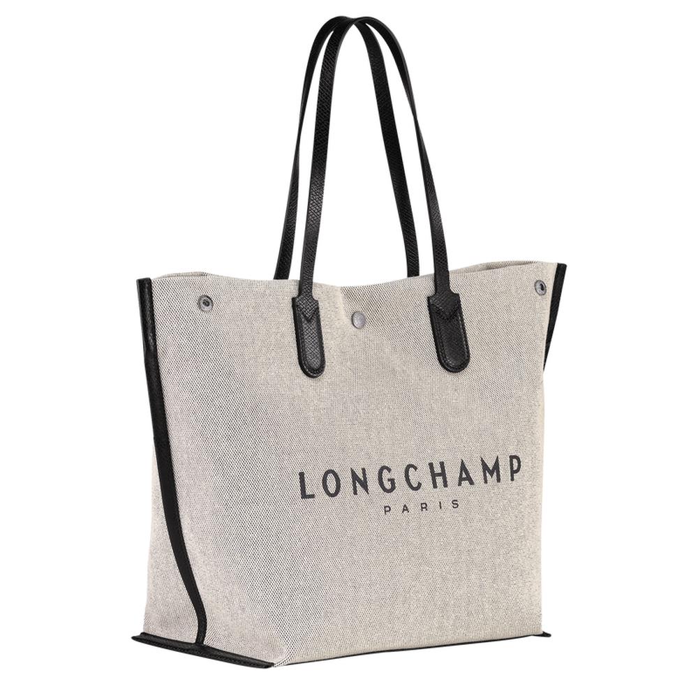 حقيبة توت نسائية LONGCHAMP Essential باللون البيج الفاتح 10090HSG037