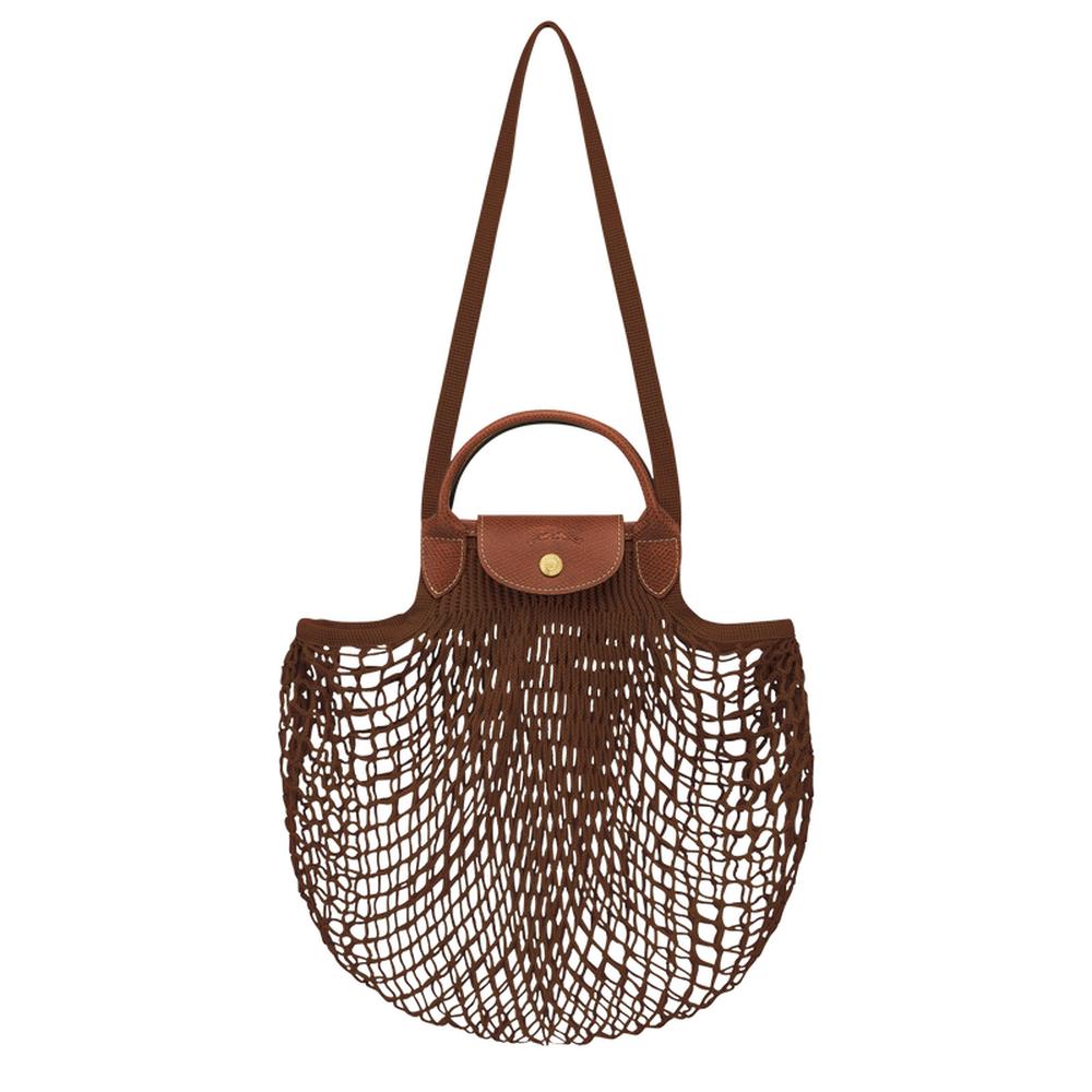 LONGCHAMP Women Mesh bag L The Folding Tobacco 10121HVH004