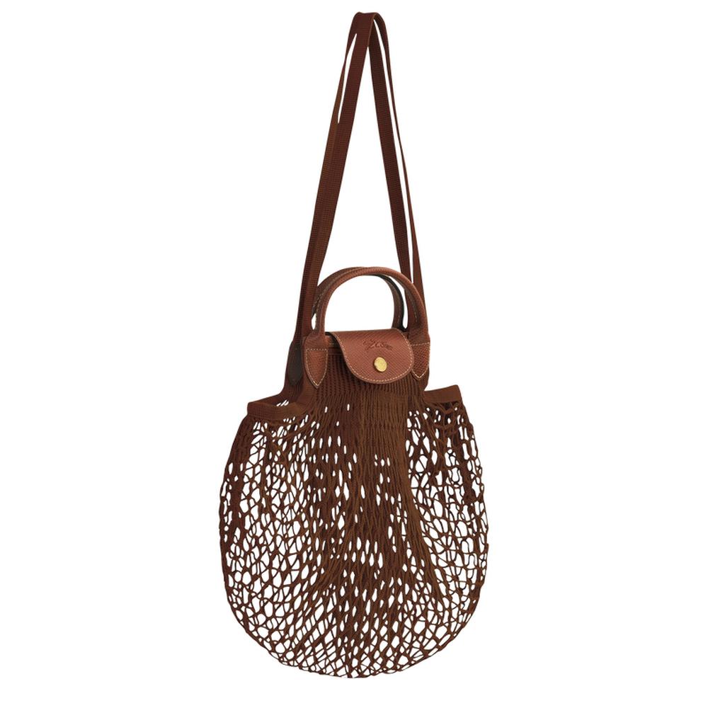 LONGCHAMP Women Mesh bag L The Folding Tobacco 10121HVH004