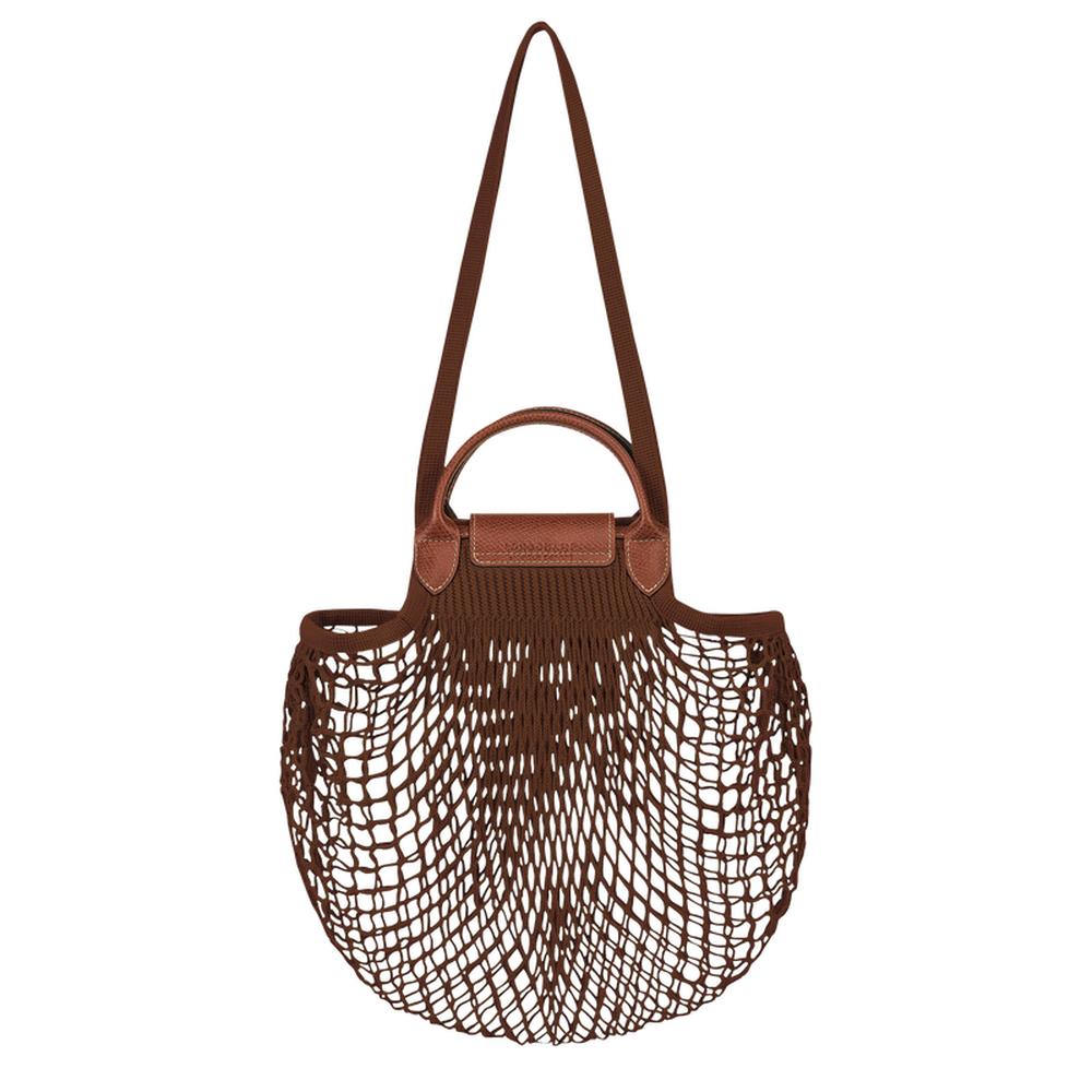 LONGCHAMP Women Mesh bag L The Folding Tobacco 10121HVH004