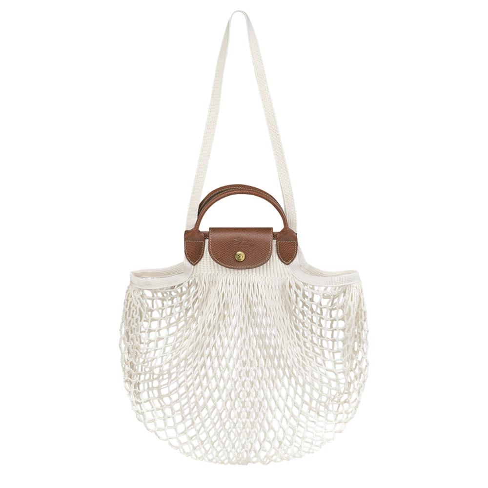 LONGCHAMP Women Mesh bag L The Folding Ecru 10121HVH037