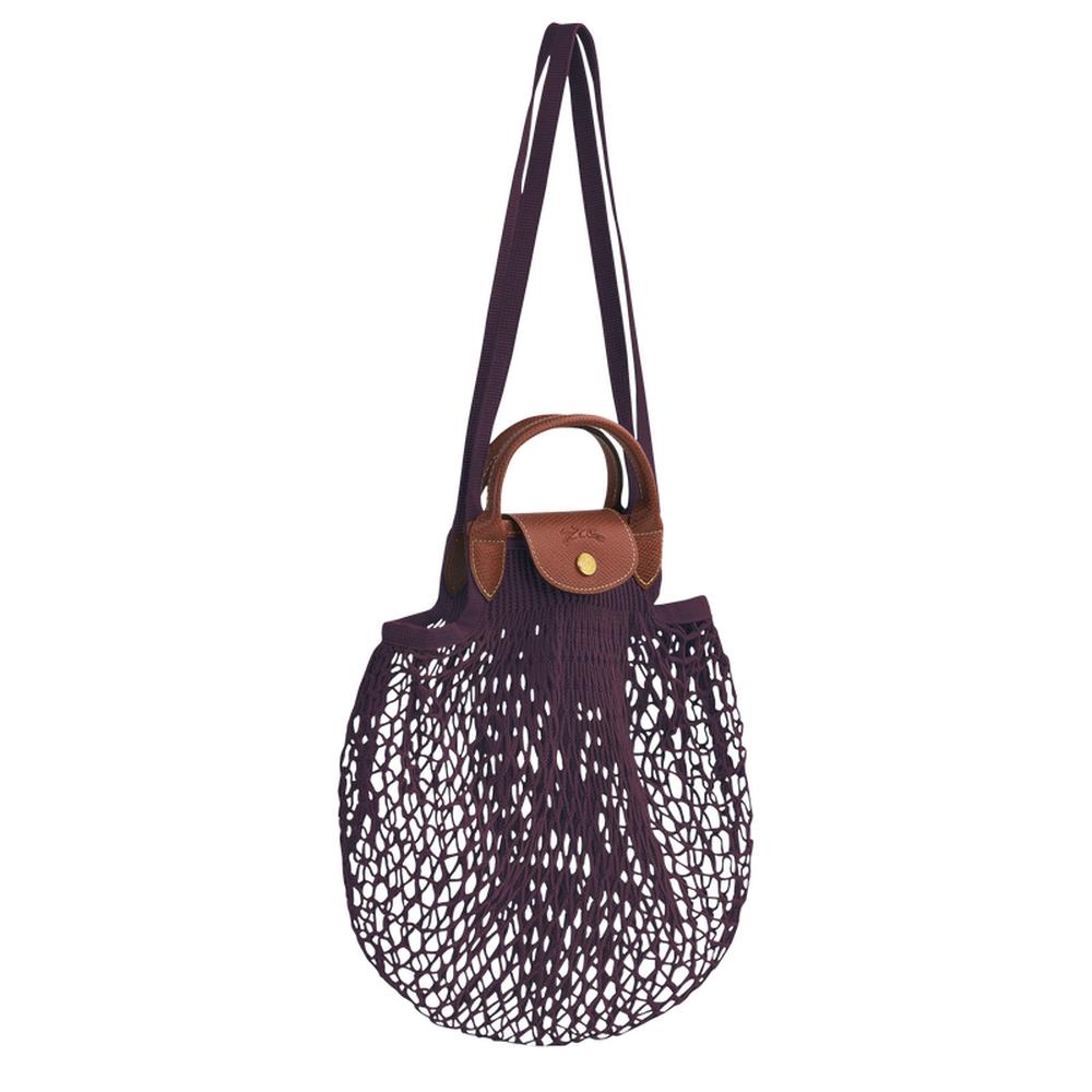 LONGCHAMP Women Mesh bag L The Folding Eggplant 10121HVH061