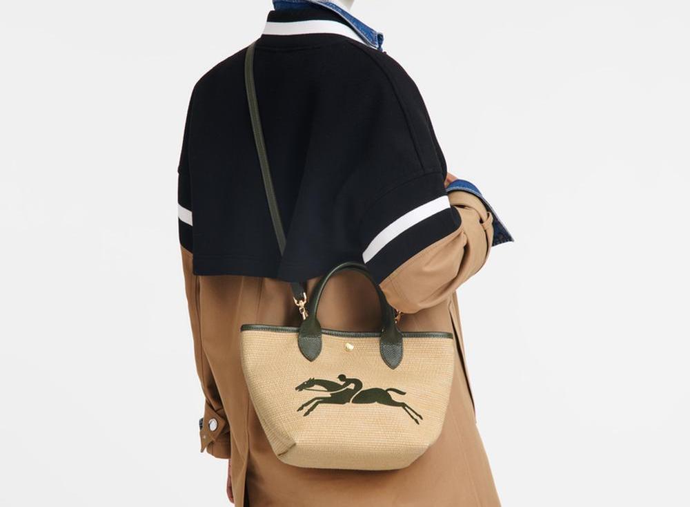 حقيبة نسائية من LONGCHAMP قابلة للطي باللون الكاكي 10144HZB292