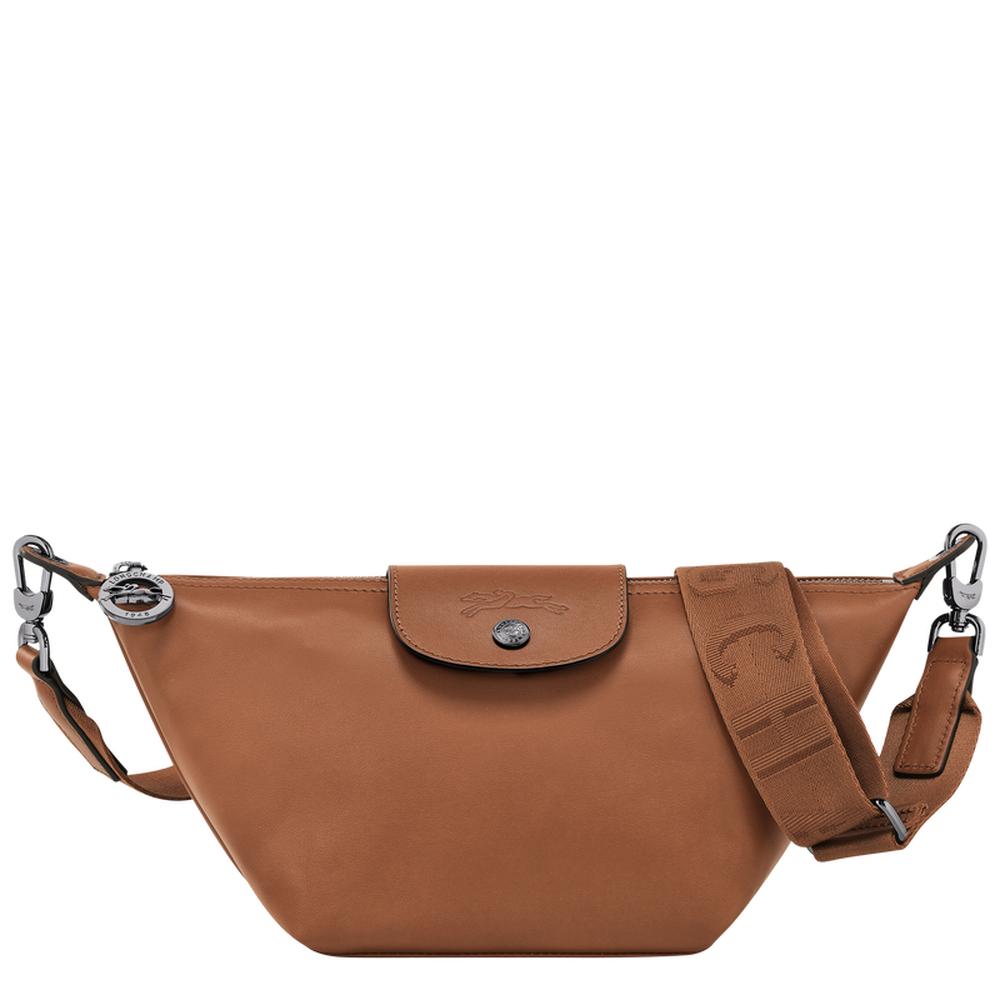 حقيبة كتف LONGCHAMP Le Pliage Xtra للنساء XS بلون كونياك 10212987504