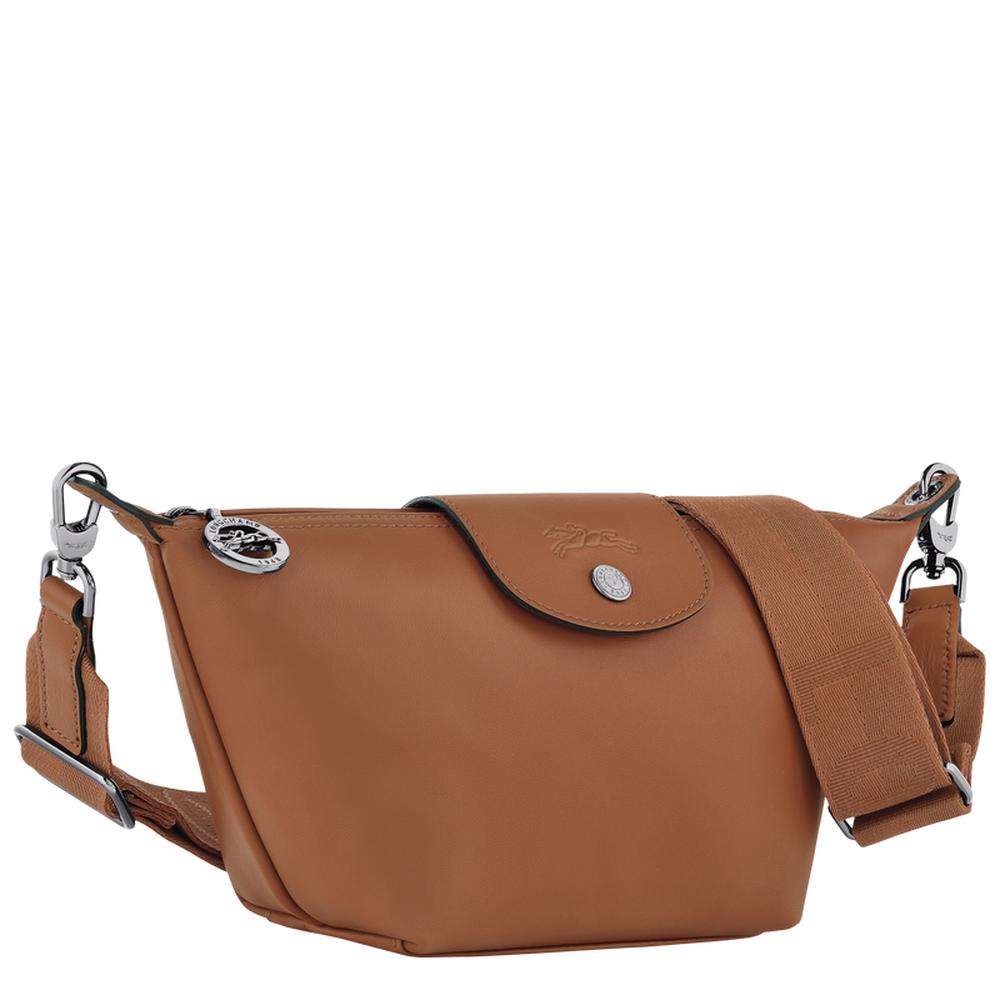 حقيبة كتف LONGCHAMP Le Pliage Xtra للنساء XS بلون كونياك 10212987504