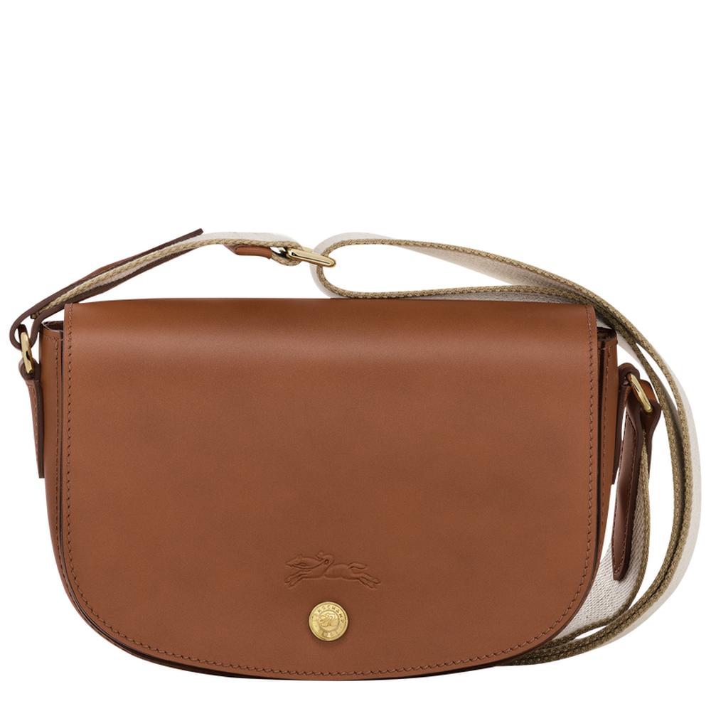 حقيبة كتف نسائية من LONGCHAMP S Épure بلون كونياك 10253HFY504