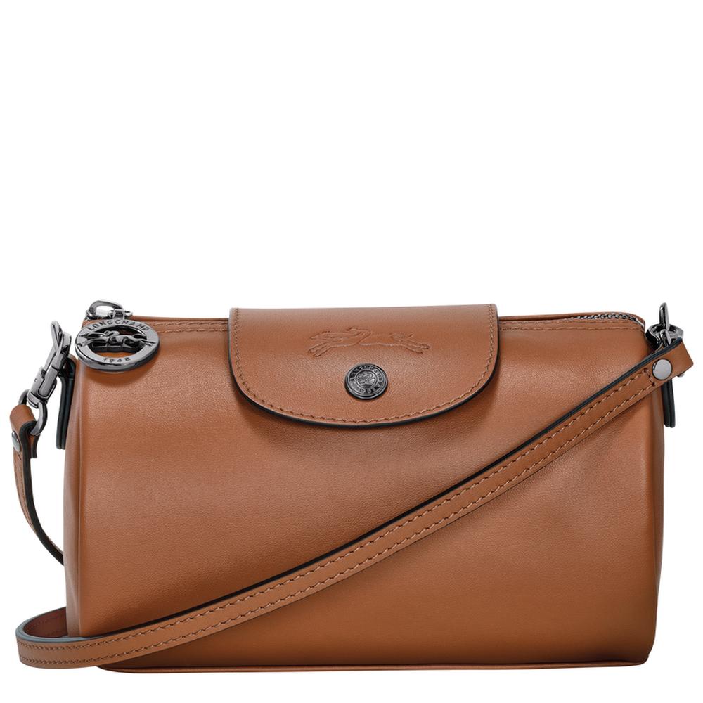 حقيبة كتف LONGCHAMP Le Pliage Xtra للنساء XS بلون كونياك 10255987504