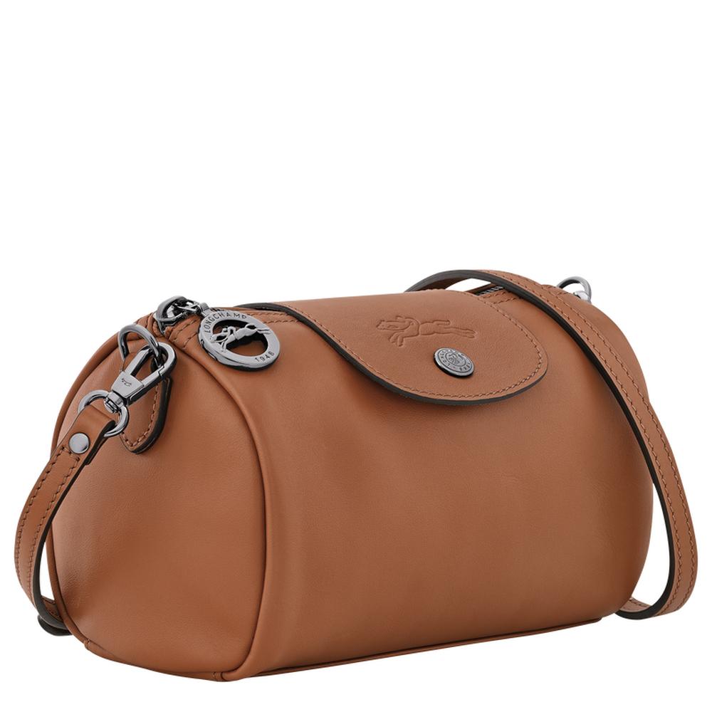 حقيبة كتف LONGCHAMP Le Pliage Xtra للنساء XS بلون كونياك 10255987504