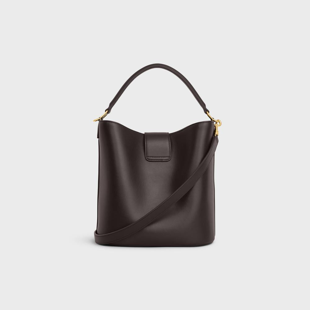 CELINE Women MEDIUM LOUISE BAG in SMOOTH CALFSKIN EBONY 116613FX9.19EB