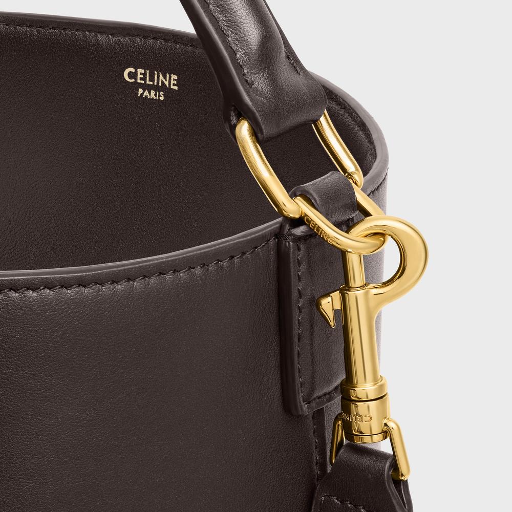 CELINE Women MEDIUM LOUISE BAG in SMOOTH CALFSKIN EBONY 116613FX9.19EB