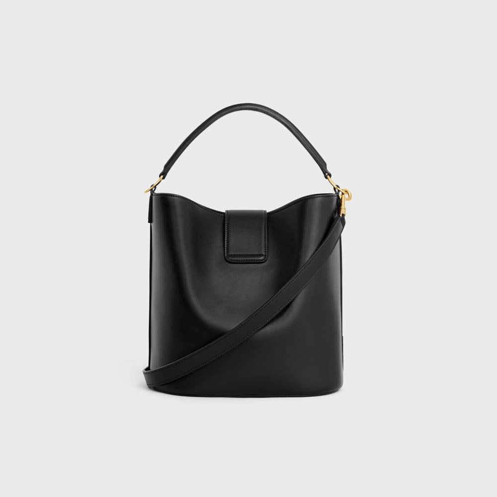 CELINE Women MEDIUM LOUISE BAG in SMOOTH CALFSKIN BLACK 116613FX9.38NO