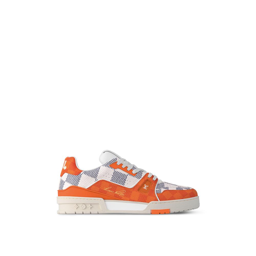 Louis Vuitton Men Sneaker LV Trainer Orange 1AC56P