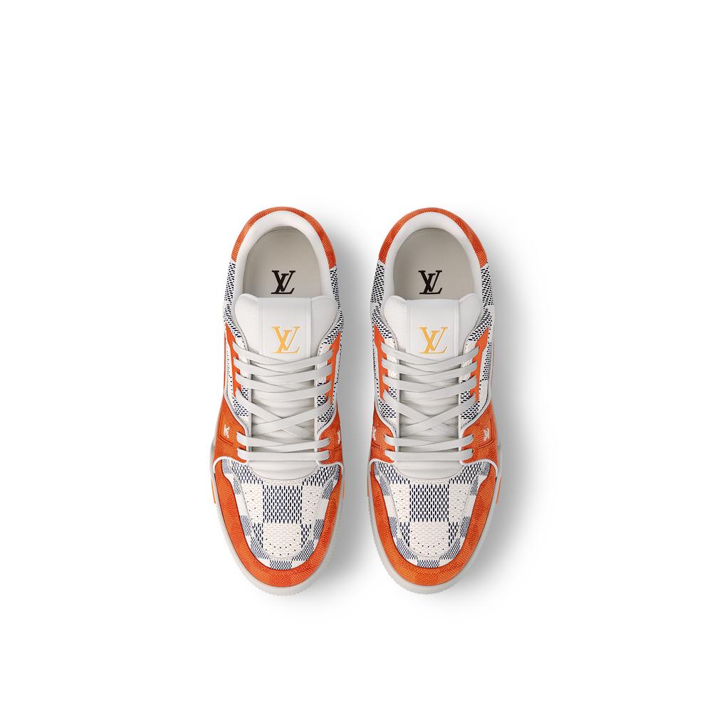 Louis Vuitton Men Sneaker LV Trainer Orange 1AC56P