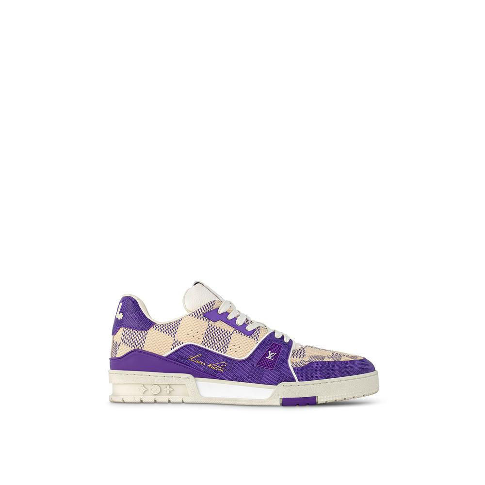 Louis Vuitton Men Sneaker LV Trainer Purple 1AC579